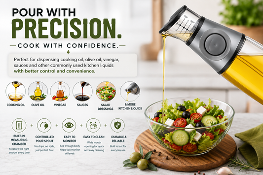 Press & Measure Smart Oil Dispenser