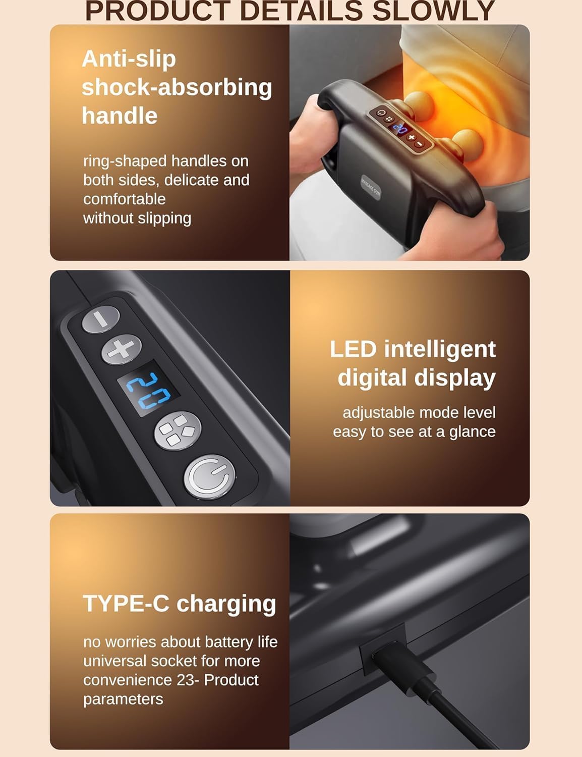 Four Head Automatic Back & Body Massager