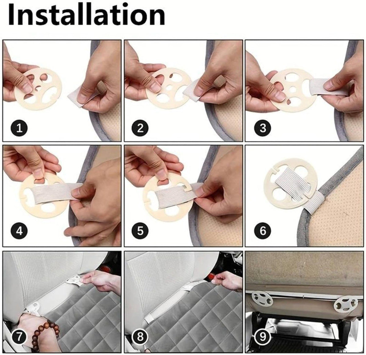 Ultra-Soft Memory Foam Car Seat Cushion Cover