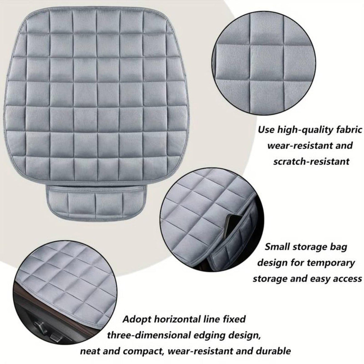 Ultra-Soft Memory Foam Car Seat Cushion Cover