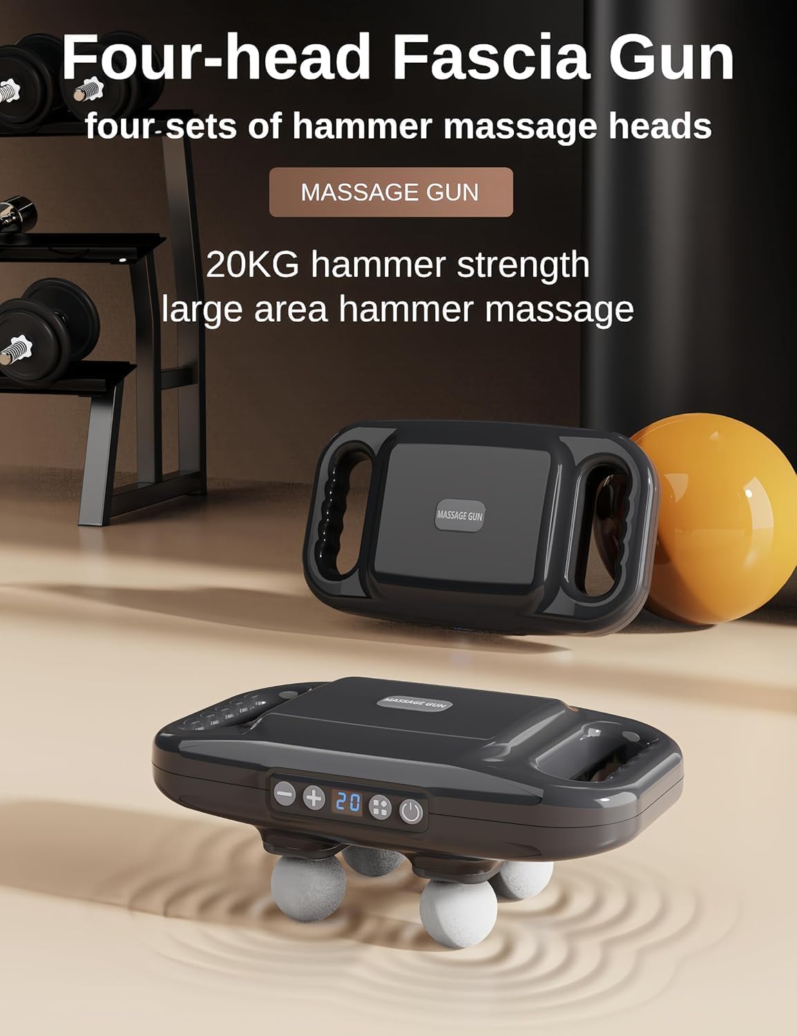 Four Head Automatic Back & Body Massager