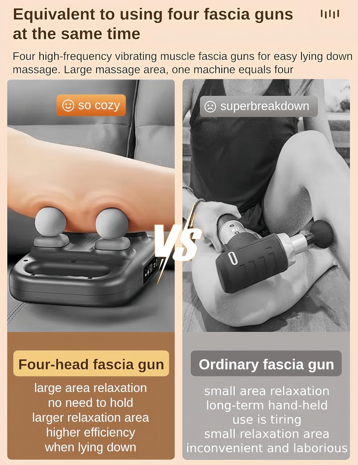 Four Head Automatic Back & Body Massager
