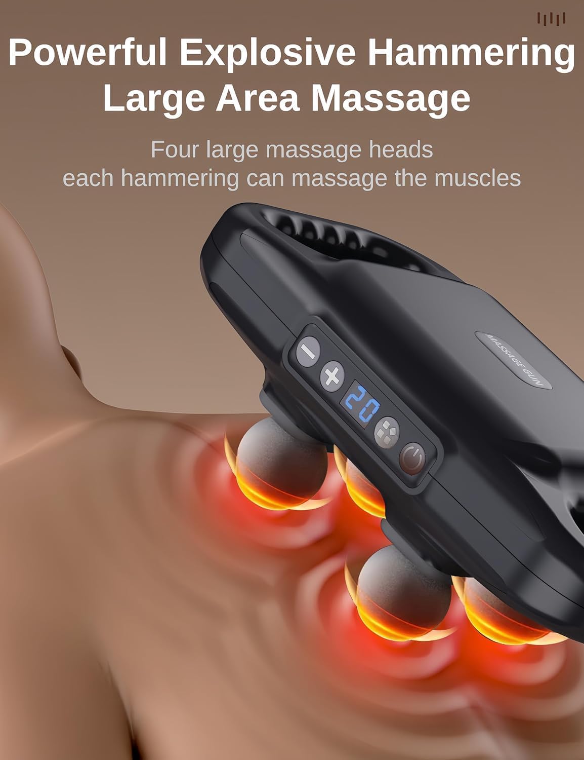 Four Head Automatic Back & Body Massager