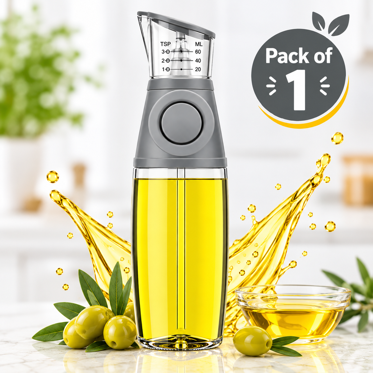 Press & Measure Smart Oil Dispenser